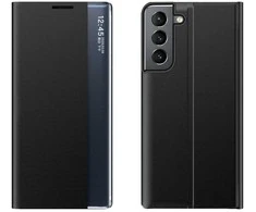 Hurtel New Sleep dėklas skirtas Samsung Galaxy S22 + (S22 Plus), juodas