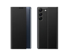 Hurtel New Sleep View Samsung S24 Plus atverčiamas – dėklas telefonui juodos spalvos
