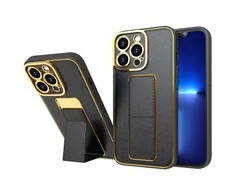 Hurtel New Kickstand dėklas skirtas iPhone 12, juodas