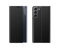 Hurtel New Sleep dėklas skirtas Samsung Galaxy S22 + (S22 Plus), juodas