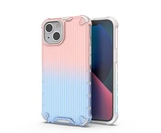 Hurtel Ombre Protect Apple iPhone 14 Plus armored dėklas telefonui rožinės ir mėlynos spalvos