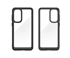 Hurtel Outer Space Samsung Galaxy A36 Cover with Flexible Frame – dėklas telefonui juodos spalvos