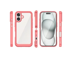 Hurtel Outer Space Gel Frame Apple iPhone 16 Plus – dėklas telefonui raudonos spalvos