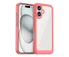 Hurtel Outer Space Gel Frame Apple iPhone 16 Plus – dėklas telefonui raudonos spalvos