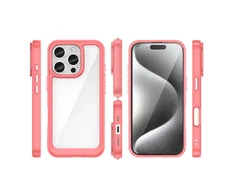 Hurtel Outer Space Gel Frame Apple iPhone 16 Pro – dėklas telefonui raudonos spalvos