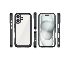 Hurtel Outer Space Gel Frame Apple iPhone 16 Plus – dėklas telefonui juodos spalvos