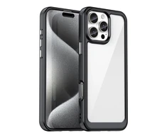 Hurtel Outer Space Gel Frame Apple iPhone 16 Pro – dėklas telefonui juodos spalvos