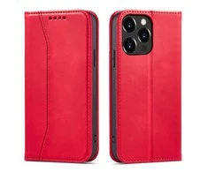 Hurtel Magnet Fancy dėklas, skirtas iPhone 14 Pro Max, raudonas