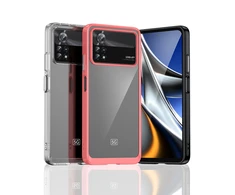 Hurtel Outer Space Xiaomi Poco X4 Pro 5G with a flexible frame dėklas telefonui mėlynos spalvos