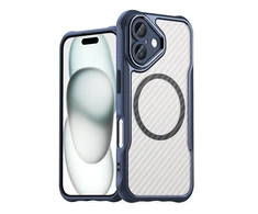Hurtel Leading Series MagSafe silikoninis Apple iPhone 16 – dėklas telefonui mėlynos spalvos
