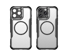 Hurtel Leading Series MagSafe silikoninis Apple iPhone 16 Pro – dėklas telefonui juodos spalvos