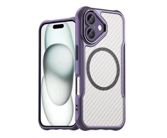 Hurtel Leading Series MagSafe silikoninis Apple iPhone 16 Plus – dėklas telefonui violetinės spalvos