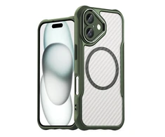 Hurtel Leading Series MagSafe silikoninis Apple iPhone 16 Plus – dėklas telefonui žalios spalvos