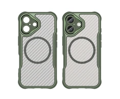 Hurtel Leading Series MagSafe silikoninis Apple iPhone 16 – dėklas telefonui žalios spalvos