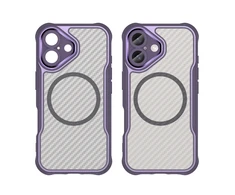Hurtel Leading Series MagSafe silikoninis Apple iPhone 16 Plus – dėklas telefonui violetinės spalvos