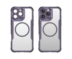 Hurtel Leading Series MagSafe silikoninis Apple iPhone 16 Pro – dėklas telefonui violetinės spalvos