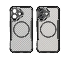 Hurtel Leading Series MagSafe silikoninis Apple iPhone 16 Plus – dėklas telefonui juodos spalvos