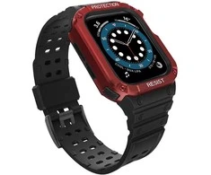 Išmaniojo laikrodžio Apple SE/7 silikoninis Hurtel dirželis, Juodos spalvos, 38/40/41 mm