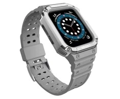 Išmaniojo laikrodžio Apple SE/7 silikoninis Hurtel dirželis, Pilkos spalvos, 38/40/41 mm
