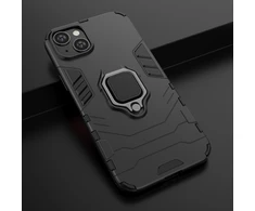 Hurtel Ring Armor dėklas telefonui Apple iPhone 14 armored magnetic holder ring juodos spalvos