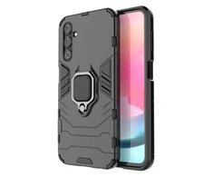 Hurtel Ring Armor Samsung Galaxy A24 4G armored magnetic holder ring dėklas telefonui juodos spalvos