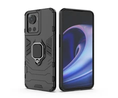 Hurtel Ring Armor hibridinis dėklas + magnetinis laikiklis skirtas OnePlus Ace, juodas