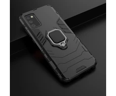 Hurtel Ring Armor hibridinis dėklas + magnetinis laikiklis skirtas Samsung Galaxy A03s (166.5), juodas