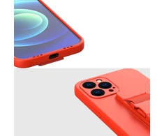 Hurtel Rope dėklas su dirželiu skirtas Samsung Galaxy A73, tamsiai mėlynas (Navy Mėlyna)