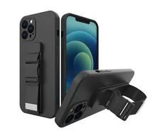 Hurtel Rope dėklas su dirželiu skirtas Xiaomi Poco X3 NFC, juodas