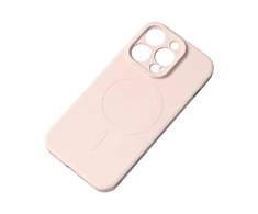 Hurtel Samsung Galaxy A16 5G Silikoninis dėklas su MagSafe – rožinės spalvos