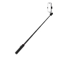 Wozinsky Selfie stick WC1Y2S 1.3m aluminum alloy telescopic tripod with phone holder – juodos spalvos