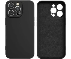 iLike Hurtel silikoninis dėklas skirtas Samsung Galaxy A14 5G / Galaxy A14, juodas