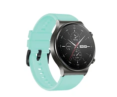 Hurtel Silikoninė apyrankė Huawei Watch GT 2/3/4/2 Pro/3 Pro/4 Pro/GT 2e 46mm – žalios spalvos