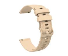 Hurtel Silikoninė apyrankė Huawei Watch GT2 / GT3 42mm – rusvai gelsvas