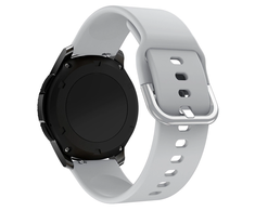 iLike Hurtel Silicone Apyrankė TYS band skirta Samsung Galaxy Watch 45 / 46 / 47 mm - pilkos spalvos