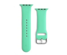 Hurtel Silikoninė APS apyrankė laikrodžiui Apple Watch 9 / 8 / 7 / 6 / 5 / 4 / 3 / 2 / SE (41 / 40 / 38mm) Strap Watch Bracelet Mint