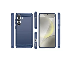 Hurtel Carbon dėklas skirtas Apple iPhone 16e – mėlynos spalvos