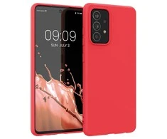 Hurtel silikoninis dėklas skirtas Samsung Galaxy A03s, raudonas