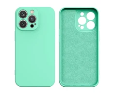 Hurtel silikoninis dėklas skirtas iPhone 14 Plus, mėtų žalia