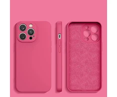 Hurtel silikoninis dėklas skirtas iPhone 14 Plus, fuksijos spalvos