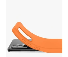 Hurtel silikoninis dėklas skirtas Samsung Galaxy A22 4G, raudonas