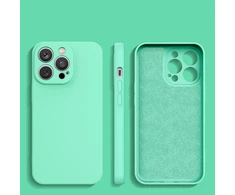 Hurtel silikoninis dėklas skirtas Samsung Galaxy A14 5G / Galaxy A14, mėtų žalia