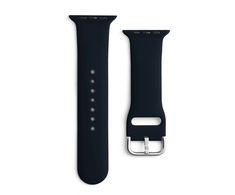 iLike Hurtel Silicone Apyrankė APS skirta Apple Watch 42/44/45mm Apyrankė Watch Bracelet - juodos spalvos