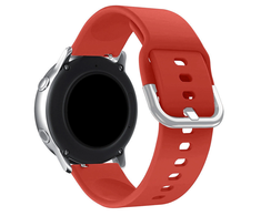 iLike Hurtel Silicone Apyrankė TYS band skirta Samsung Galaxy Watch 45 / 46 / 47 mm - red