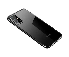 Hurtel skaidrus TPU dėklas skirtas Samsung Galaxy A72 4G, juodas