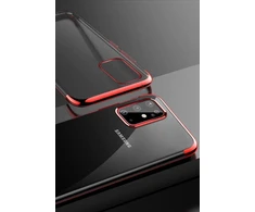 Hurtel skaidrus TPU dėklas skirtas Samsung Galaxy A72 4G, juodas