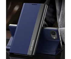 Hurtel Sleep dėklas Pro skirtas Apple iPhone 16e su Flip and Stand – mėlynos spalvos