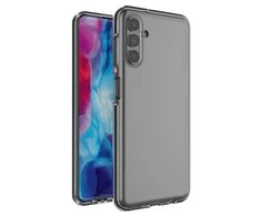iLike Hurtel Spring dėklas su spalvotu rėmeliu skirtas Samsung Galaxy A13 5G, juodas