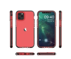 Hurtel Spring dėklas su spalvotu rėmeliu skirtas iPhone 13 mini, šviesiai mėlynas