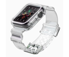 Hurtel Silikoninė apyrankė Bracelet Case Strap Light Set for Apple Watch 38mm – juodos spalvos